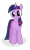Size: 600x1000 | Tagged: safe, artist:addelum, character:twilight sparkle, species:pony, species:unicorn, newbie artist training grounds, g4, atg 2020, female, horn, mare, simple background, smiling, solo, tail, transparent background