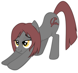 Size: 430x400 | Tagged: dead source, safe, artist:accu, oc, oc only, oc:veronika, species:earth pony, species:pony, g4, exploitable meme, female, inkscape, iwtcird, mare, meme, simple background, solo, soviet, soviet russia, soviet union, white background