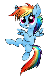Size: 714x1013 | Tagged: safe, artist:confetticakez, character:rainbow dash, species:pegasus, species:pony, g4, cute, dashabetes, filly, filly rainbow dash, solo