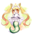 Size: 832x904 | Tagged: safe, artist:confetticakez, species:dracony, species:pony, g4, clothing, crossover, cute, fangs, female, hybrid, maid, mare, miss kobayashi's dragon maid, ponified, simple background, solo, tohru, underhoof