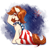 Size: 989x950 | Tagged: safe, artist:confetticakez, oc, oc only, oc:raven sun, species:earth pony, species:pony, g4, 4th of july, american flag, american independence day, cape, clothing, cute, female, fireworks, holiday, independence day, looking at you, mare, ocbetes, open mouth, patriotism, profile, salute, sitting, solo, starry eyes, united states, wingding eyes