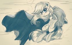 Size: 2000x1257 | Tagged: safe, artist:ncmares, character:applejack, species:pony, g4, app-el, crossover, monochrome, sketch, solo, supermare, wip