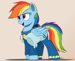 Size: 2721x2240 | Tagged: safe, artist:ncmares, edit, character:rainbow dash, species:pegasus, species:pony, g4, clothing, color edit, colored, cute, dashabetes, female, hoodie, mare, open mouth, pillow, sketch, socks, solo, stockings, thigh highs, wing hold, wonderbolts