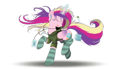 Size: 10667x6000 | Tagged: safe, alternate version, artist:beyondequestria, artist:ncmares, character:princess cadance, species:alicorn, species:pony, g4, absurd resolution, ask majesty incarnate, background removed, candy, clothing, cute, cutedance, dancing, earbuds, eyes closed, female, food, glowing horn, headphones, hoodie, horn, ipod, jacket, levitation, listening, lollipop, magic, majestic as fuck, mare, mug, music, ncmares is trying to murder us, nose wrinkle, signature, simple background, socks, solo, striped socks, telekinesis, tongue out, transparent background