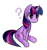 Size: 949x1006 | Tagged: safe, artist:maren, character:twilight sparkle, character:twilight sparkle (unicorn), species:pony, species:unicorn, g4, curious, question mark, solo