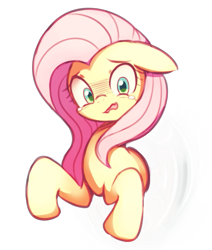 Size: 727x859 | Tagged: safe, artist:maren, character:fluttershy, species:pegasus, species:pony, g4, blushing, crying, floppy ears, open mouth, solo