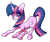 Size: 1058x884 | Tagged: safe, artist:maren, character:twilight sparkle, character:twilight sparkle (unicorn), species:pony, species:unicorn, g4, action pose, frown, looking at you, pixiv, solo