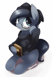 Size: 805x1193 | Tagged: safe, artist:maren, oc, oc only, species:earth pony, species:pony, g4, glasses, solo