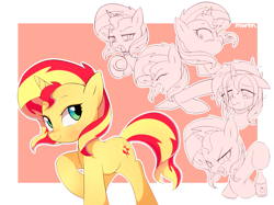 Size: 1171x878 | Tagged: safe, artist:maren, character:sunset shimmer, species:pony, g4, my little pony:equestria girls, bottle, cute, female, looking back, mare, monochrome, raised hoof, shimmerbetes, solo
