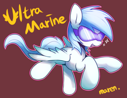 Size: 2033x1565 | Tagged: safe, artist:maren, oc, oc only, species:pegasus, species:pony, g4, glasses, solo