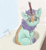 Size: 2074x2261 | Tagged: safe, artist:alcor, artist:skydreams, edit, oc, oc only, oc:blazing frost, species:kirin, g4, bathroom, behaving like a cat, color edit, colored, female, if i fits i sits, kirin oc, looking at you, mare, sink, sitting, solo