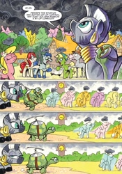 Size: 800x1142 | Tagged: safe, artist:andypriceart, idw, alice price, character:applejack, character:bittersweet, character:fluttershy, character:leadwing, character:lily, character:lily valley, character:pinkie pie, character:rainbow dash, character:rarity, character:tank, character:twilight sparkle, character:twilight sparkle (alicorn), character:zecora, oc, species:alicorn, species:pony, species:zebra, bad end, cranky doodle ryan, dreary, female, friendship, katie cook, mane six, mare
