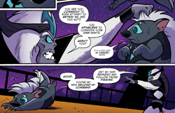 Size: 1373x888 | Tagged: safe, artist:andypriceart, idw, official comic, character:grubber, character:storm king, species:pony, my little pony: the movie (2017), dialogue, duo, male, my little pony: the movie prequel, speech bubble