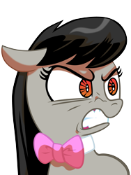 Size: 2323x3083 | Tagged: safe, artist:andypriceart, artist:haetran, idw, character:octavia melody, species:earth pony, species:pony, angry, bust, comic, female, floppy ears, mare, meme, portrait, rage, rage face, ragetavia, reaction image, simple background, solo, transparent background, vector
