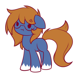 Size: 3000x3000 | Tagged: safe, artist:symbianl, oc, oc only, oc:spec steele, license:cc-by-nc-nd, angry, chibi, draft horse, glasses, simple background, symbianl's chibis, transparent background