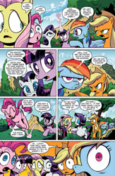 Size: 663x1020 | Tagged: safe, artist:andypriceart, idw, official comic, character:applejack, character:fluttershy, character:pinkie pie, character:rainbow dash, character:rarity, character:twilight sparkle, advertisement, faec, idw advertisement, mane six, the return of queen chrysalis