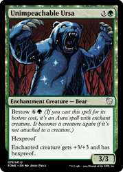 Size: 375x523 | Tagged: safe, artist:andypriceart, edit, bear, ccg, magic the gathering, trading card, trading card edit, ursa minor