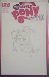 Size: 1512x2349 | Tagged: safe, artist:andypriceart, character:moondancer, species:pony, species:unicorn, bronycon, bronycon 2019, comic, comic cover, sketch, solo, traditional art