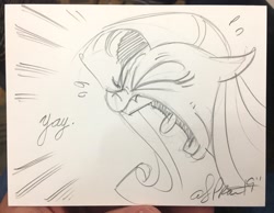 Size: 3836x2972 | Tagged: safe, artist:andypriceart, character:fluttershy, species:pony, flutteryay, screaming, simple background, sketch, solo, traditional art, yay