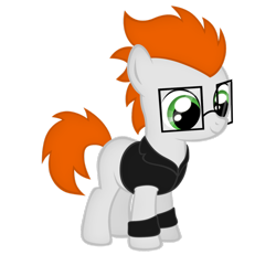 Size: 894x894 | Tagged: safe, artist:symbianl, oc, oc only, species:pony, license:cc-by-nc-nd, clothing, colt, lunais20percentcool, male