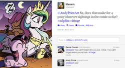 Size: 885x484 | Tagged: safe, artist:andypriceart, idw, character:princess celestia, character:scootaloo, character:twilight sparkle, species:pegasus, species:pony, andy price, cute, cutealoo, fringe, momlestia, observer, observer (character), sleeping, the return of queen chrysalis, twiabetes, twitter, whistling