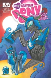 Size: 659x1000 | Tagged: safe, artist:andypriceart, idw, character:nightmare moon, character:princess luna, comic cover, cover, forever alone