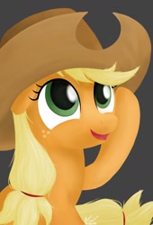 Size: 1280x1880 | Tagged: safe, artist:symbianl, character:applejack, license:cc-by-nc-nd, filly, solo