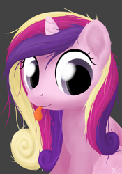 Size: 1280x1829 | Tagged: safe, artist:symbianl, character:princess cadance, license:cc-by-nc-nd, solo, tongue out