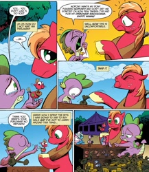 Size: 581x670 | Tagged: safe, artist:andypriceart, idw, character:big mcintosh, character:fleetfoot, character:spike, species:earth pony, species:pony, bits, crying, custom, figure, male, money, pinklestia, spike's custom pony figures, stallion, sucker, toy