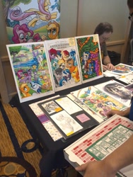 Size: 600x800 | Tagged: safe, artist:andypriceart, species:human, andy price, artist alley, babscon, convention, irl, irl human, photo