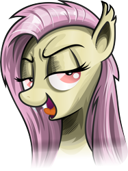 Size: 5606x7477 | Tagged: safe, artist:andypriceart, artist:gray-gold, character:flutterbat, character:fluttershy, absurd resolution, portrait, simple background, solo, transparent background, vector