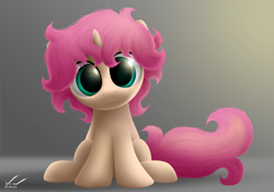 Size: 2500x1750 | Tagged: safe, artist:symbianl, oc, oc only, oc:cherry blossom, license:cc-by-nc-nd, female, filly, solo