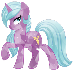 Size: 2700x2600 | Tagged: safe, artist:emera33, idw, character:radiant hope, species:crystal pony, species:pony, solo