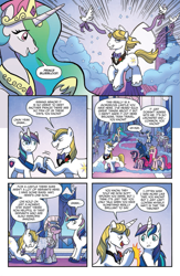 Size: 1041x1600 | Tagged: safe, artist:tonyfleecs, idw, character:prince blueblood, character:princess cadance, character:princess celestia, character:princess luna, character:shining armor, character:twilight sparkle, character:twilight sparkle (alicorn), species:alicorn, species:pony, female, mare, preview