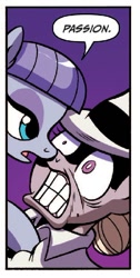 Size: 314x621 | Tagged: safe, artist:brendahickey, idw, character:maud pie, buried treasure, not what it looks like, out of context, passion