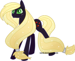 Size: 1258x1020 | Tagged: safe, artist:sockl, idw, character:applejack, character:nightmare applejack, corrupted, nightmare (entity), nightmarified, simple background, solo, transparent background