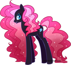 Size: 1203x1105 | Tagged: safe, artist:sockl, idw, character:nightmare pinkie pie, character:pinkie pie, nightmare, nightmarified, simple background, solo, transparent background, xk-class end-of-the-world scenario
