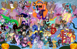Size: 5999x3845 | Tagged: safe, artist:hooon, idw, character:adagio dazzle, character:ahuizotl, character:angel bunny, character:applejack, character:aria blaze, character:arimaspi, character:babs seed, character:basil, character:chimera sisters, character:diamond tiara, character:discord, character:dj pon-3, character:doctor caballeron, character:dumbbell, character:fido, character:filthy rich, character:flam, character:flim, character:flutterbat, character:fluttershy, character:gilda, character:gladmane, character:gloriosa daisy, character:iron will, character:jet set, character:king sombra, character:lightning dust, character:lord tirek, character:lyra heartstrings, character:mane-iac, character:midnight sparkle, character:nightmare moon, character:nightmare rarity, character:pinkamena diane pie, character:pinkie pie, character:prince blueblood, character:prince rutherford, character:princess luna, character:principal abacus cinch, character:quarterback, character:queen chrysalis, character:radiant hope, character:rainbow dash, character:rarity, character:rover, character:silver spoon, character:smooze, character:snails, character:snips, character:sonata dusk, character:spike, character:spoiled rich, character:starlight glimmer, character:street rat, character:sunset shimmer, character:suri polomare, character:svengallop, character:tantabus, character:trixie, character:twilight sparkle, character:twilight sparkle (alicorn), character:twilight sparkle (scitwi), character:upper crust, character:vinyl scratch, character:wind rider, character:zesty gourmand, oc, oc:kydose, species:alicorn, species:bat pony, species:changeling, species:chimera, species:cockatrice, species:diamond dog, species:dragon, species:griffon, species:pegasus, species:pony, species:siren, species:umbrum, species:unicorn, equestria girls:friendship games, equestria girls:legend of everfree, equestria girls:rainbow rocks, g4, my little pony:equestria girls, season 1, season 4, season 5, alicorn amulet, antagonist, antonio, applegekko, background pony, bee, big boy the cloud gremlin, black vine, book, bookworm, bookworm (character), buck withers, bugbear, buried treasure, cerberus, cerberus (character), chaos is magic, cipactli, cirrus cloud, clothing, cloud, cloud gremlins, clump, colt, cragadile, crocodile, decepticolt, derpy spider, discorded, donaldjack, duality, equestria girls ponified, equestria's monster girls, eyepatch, f'wuffy, female, filly, flim flam brothers, flim flam miracle curative tonic, fruit bat, gaea everfree, goldcap, greed spike, hamster of pygolia, hat, headless, headless horse, high heel, hydra, inspiration manifestation book, ira, kaa, king longhorn, larry, loki, long face, magical geodes, male, mane six, manticore, mare, marine sandwich, midnight sparkle, modular, multiple heads, mustachioed apple, nosey news, olden pony, parasprite, pharaoh phetlock, ponies of dark water, ponified, professor flintheart, queen trottingham, quill (character), rabia, race swap, raridose, red eyes, rough diamond, season 2, season 3, season 6, shadowbolts, shadowmane, skeleton, sludge, smudge (character), snake, spider, spikezilla, spot, squizard, stallion, tatzlwurm, the dazzlings, three heads, timber wolf, top hat, tyrant sparkle, ursa minor, vector, voldemort, wall of tags, well-to-do, windigo, zappityhoof