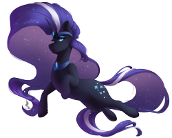 Size: 1500x1200 | Tagged: safe, artist:silentwulv, idw, character:nightmare rarity, character:rarity, species:pony, species:unicorn, eyeshadow, female, looking back, makeup, mare, simple background, solo, transparent background