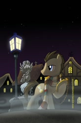 Size: 800x1213 | Tagged: safe, artist:amy mebberson, idw, official, official comic, character:doctor whooves, character:time turner, comic, cover, idw advertisement, weeping angel