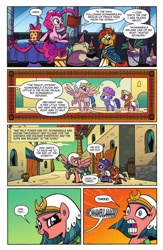 Size: 1920x2953 | Tagged: safe, artist:brendahickey, idw, character:pinkie pie, character:somnambula, character:sunburst, episode:daring done, g4, faec, madame leflour, mr. turnip, prehensile mane, preview, rocky, sir lintsalot