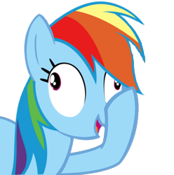 Size: 900x909 | Tagged: safe, artist:artiks, character:rainbow dash, species:pegasus, species:pony, boop, derp, facehoof, female, mare, self-boop, simple background, solo, transparent background, vector, wat