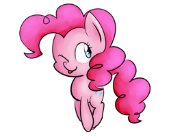 Size: 1280x1024 | Tagged: safe, artist:sugar morning, character:applejack, character:fluttershy, character:pinkie pie, character:rainbow dash, character:rarity, character:twilight sparkle, species:earth pony, species:pony, chibi, cute, fanart, happy, jumping, mane six, party, pink, pronking, simple background, solo, tongue out, transparent background