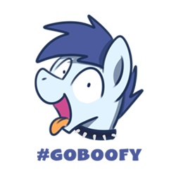Size: 567x567 | Tagged: safe, artist:sugar morning, oc, oc only, oc:slipstream, species:pony, behaving like a dog, boof, boofy, boofy is a good boy, bust, collar, cute, dog pony, happy, hashtag, male, open mouth, shrunken pupils, simple background, smiling, spiked collar, stallion, tongue out, transparent background