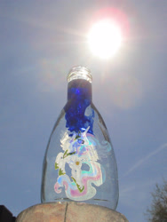 Size: 2106x2807 | Tagged: safe, artist:malte279, character:princess celestia, glass, glass bottle, glass engraving, glass painting, inked, sun