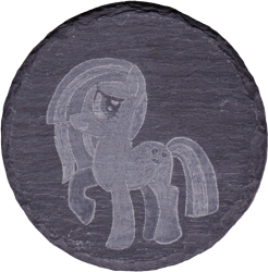 Size: 1186x1204 | Tagged: safe, artist:malte279, character:marble pie, craft, simple background, slate engraving, solo, transparent background