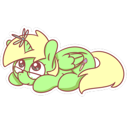 Size: 1280x1280 | Tagged: safe, artist:sugar morning, oc, oc only, oc:epic acrylic, species:alicorn, species:pony, beanie, chibi, clothing, cute, dragonfly, female, glasses, hat, lying down, mare, simple background, solo, transparent background