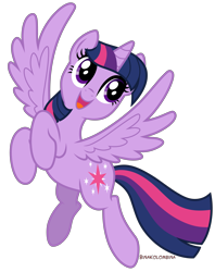 Size: 4033x5100 | Tagged: safe, artist:binakolombina, idw, character:twilight sparkle, character:twilight sparkle (alicorn), species:alicorn, species:pony, friends forever, absurd resolution, cute, female, idw showified, mare, simple background, solo, transparent background, vector, wings