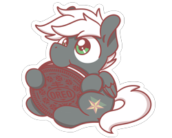 Size: 2560x2048 | Tagged: safe, artist:sugar morning, oc, oc only, oc:summer breeze, species:pegasus, species:pony, chibi, cookie, cute, eating, food, male, nibbling, nom, oreo, simple background, sitting, solo, stallion, transparent background