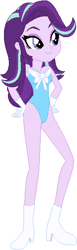 Size: 174x565 | Tagged: safe, artist:nsmah, artist:wolf, base used, idw, character:starlight glimmer, my little pony:equestria girls, assistant, boots, bow tie, clothing, gloves, leotard, magician outfit, shoes